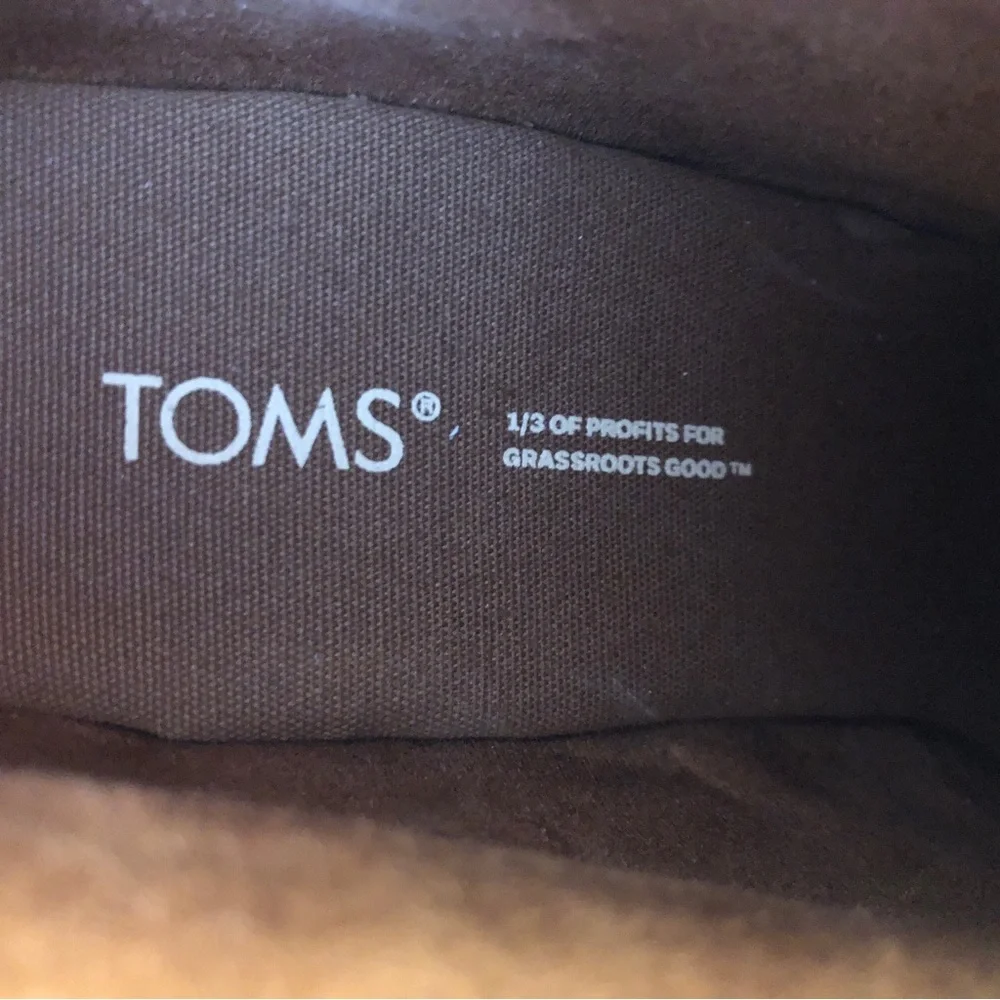 TOMS Kala Unisex Tan Mini Cheetah Suede Women’s Wedge Booties - Picture 5 of 13